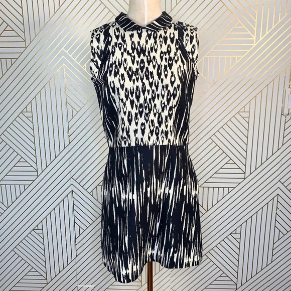 Sea New York Animal Ikat‎ Print Collared Dress - Picture 1 of 8